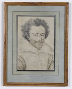 INCISORE DEL XIX SECOLO - Ritratto del Duc de Guise.