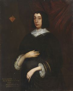 ARTISTA INGLESE DEL XVII SECOLO - Ritratto di Elisabetta figlia di Henry Kinnersley esq. e moglie di Daniel Harvey.