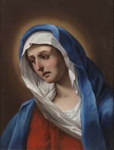 COZZA FRANCESCO (1605 - 1682) - Vergine Addolorata.