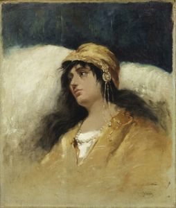 VOLPE VINCENZO (1855 - 1929) - Ritratto di donna.