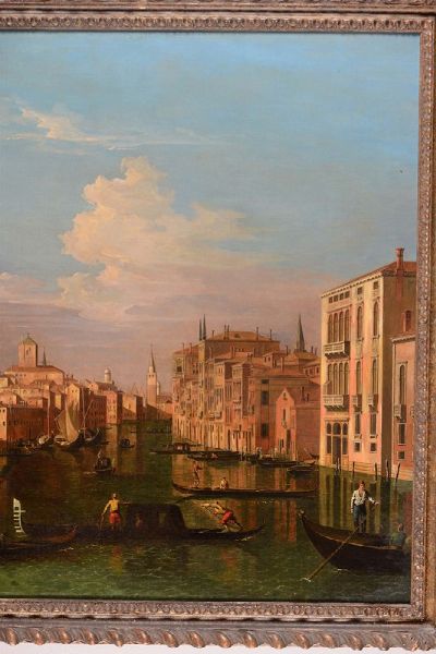 Veduta di Venezia sul Canal Grande  - Asta Dipinti Antichi - Associazione Nazionale - Case d'Asta italiane