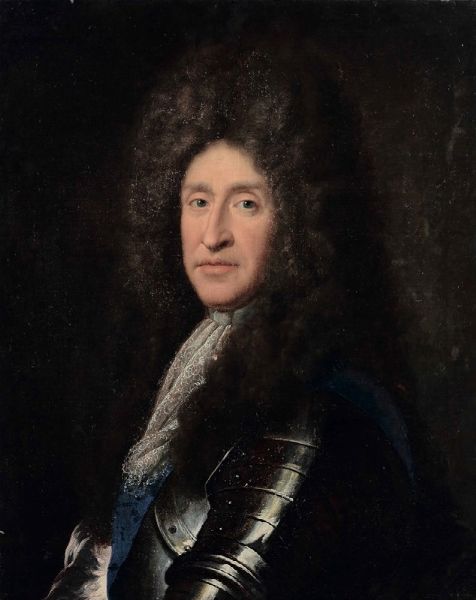 Ritratto di gentiluomo, probabilmente Giacomo III Stuart  - Asta Dipinti Antichi - Associazione Nazionale - Case d'Asta italiane