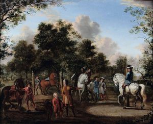 van Kalraet Barend - Uomini a cavallo