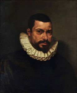 Ricci Felice - Ritratto a mezzobusto di uomo barbuto