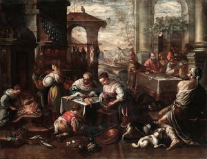 Bassano Leandro - La cena del ricco Epulone