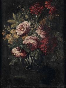 Nature morte con vasi di fiori  - Asta Dipinti Antichi - Associazione Nazionale - Case d'Asta italiane
