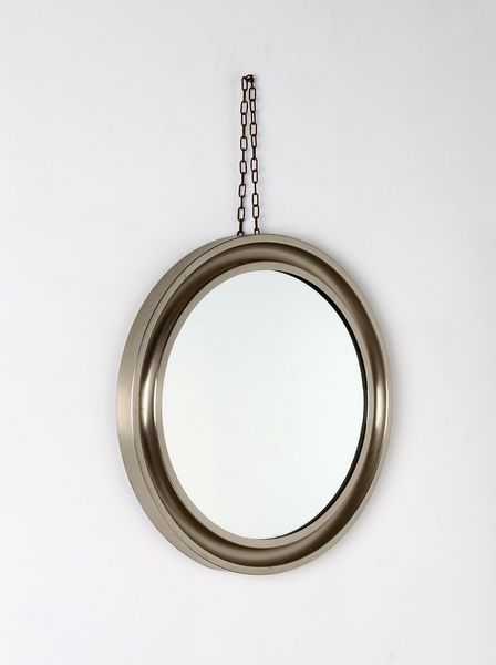 MAZZA SERGIO (n. 1931) : Specchio da parete modello Specchio, produzione Artemide 1964.  - Asta ASTA 295 - DESIGN (Banditore Virtuale) - Associazione Nazionale - Case d'Asta italiane