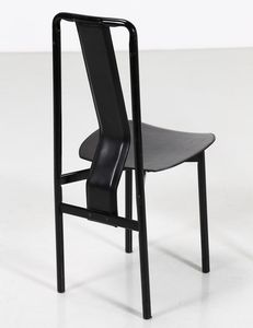 CASTIGLIONI ACHILLE (1918 - 2002) : Cinque sedie modello Irma, per Zanotta, Italia, anni 80. (5)  - Asta ASTA 295 - DESIGN (Banditore Virtuale) - Associazione Nazionale - Case d'Asta italiane