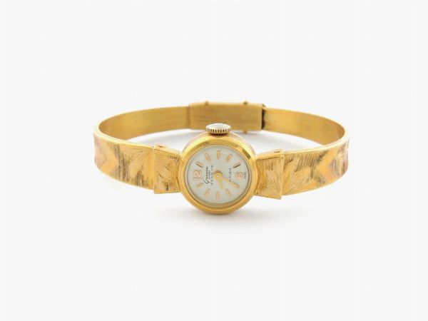 Due orologi da polso per donna Geneva Sport e Mithra in oro giallo  - Asta Orologi - Associazione Nazionale - Case d'Asta italiane