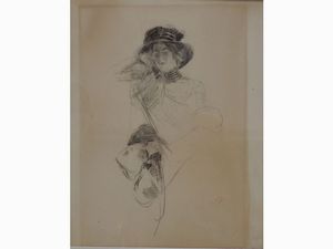 Giovanni Boldini - Due studi per ritratto femminile