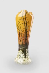 LEGRAS - Vaso di forma a balaustro epoca 1900