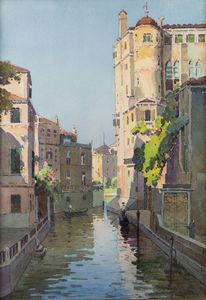 EUGENIO GAYS Rivara Canavese (TO) 1861 - 1938 Cuorgn (TO) - Venezia