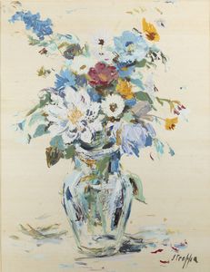 LEONARDO STROPPA Torino 1900 - 1991 - Vaso di fiori