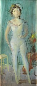 ERMANNO POLITI Velletri (RM) 1910 - 1993 Torino - Figura femminile 1940 circa