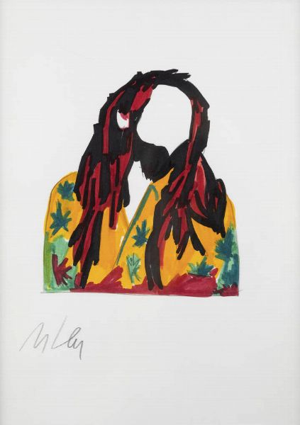 MARCO LODOLA Dorno (PV) 1955 : Bob Marley  - Asta Asta 169 : Dipinti e sculture del '900 e contemporanee - Associazione Nazionale - Case d'Asta italiane