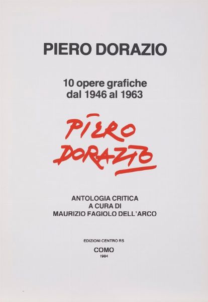 DORAZIO PIERO : Piero Dorazio (1927-2005)  - Asta Arte Moderna e Contemporanea | Asta a Tempo - Associazione Nazionale - Case d'Asta italiane