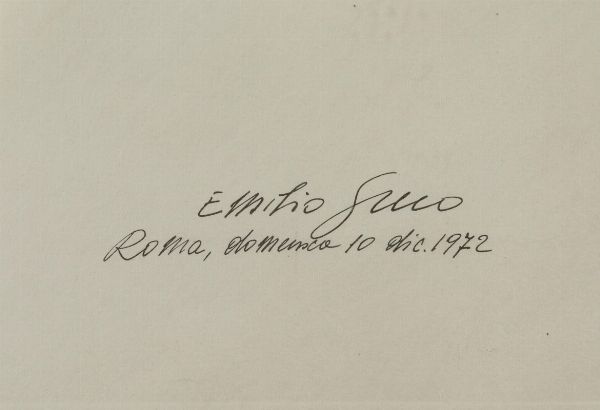 GRECO EMILIO : Ritratto, 1972  - Asta Arte Moderna e Contemporanea | Asta a Tempo - Associazione Nazionale - Case d'Asta italiane