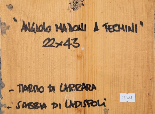 Catalani Massimo : Angiolo Mazzoni a Termini, 2002  - Asta Arte Moderna e Contemporanea | Asta a Tempo - Associazione Nazionale - Case d'Asta italiane