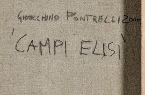Pontrelli Gioacchino : Campi Elisi, 2000  - Asta Arte Moderna e Contemporanea | Asta a Tempo - Associazione Nazionale - Case d'Asta italiane