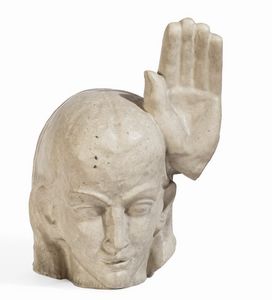 Krop Hildo Hildebrand L. : Female head, 1931  - Asta Arte Moderna e Contemporanea | Asta a Tempo - Associazione Nazionale - Case d'Asta italiane
