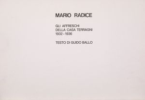 Radice Mario : Mario Radice (1898-1987)  - Asta Arte Moderna e Contemporanea | Asta a Tempo - Associazione Nazionale - Case d'Asta italiane