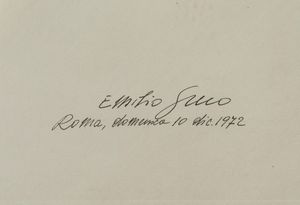 GRECO EMILIO : Ritratto, 1972  - Asta Arte Moderna e Contemporanea | Asta a Tempo - Associazione Nazionale - Case d'Asta italiane