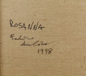 Lombardo Federico : Rosanna, 1998  - Asta Arte Moderna e Contemporanea | Asta a Tempo - Associazione Nazionale - Case d'Asta italiane