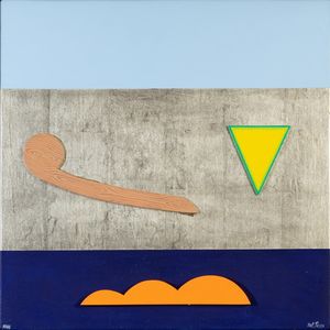 DEL PEZZO LUCIO : Zone, 1988  - Asta Arte Moderna e Contemporanea | Asta a Tempo - Associazione Nazionale - Case d'Asta italiane
