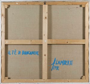 Lamberti Gabriele : Il t di Biancaneve, 1992  - Asta Arte Moderna e Contemporanea | Asta a Tempo - Associazione Nazionale - Case d'Asta italiane