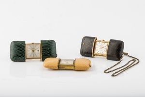 Lotto di 3 orologi da viaggio: Jungfrau, Montblanc, Duvalux con datario  - Asta Orologi | Asta a Tempo - Associazione Nazionale - Case d'Asta italiane