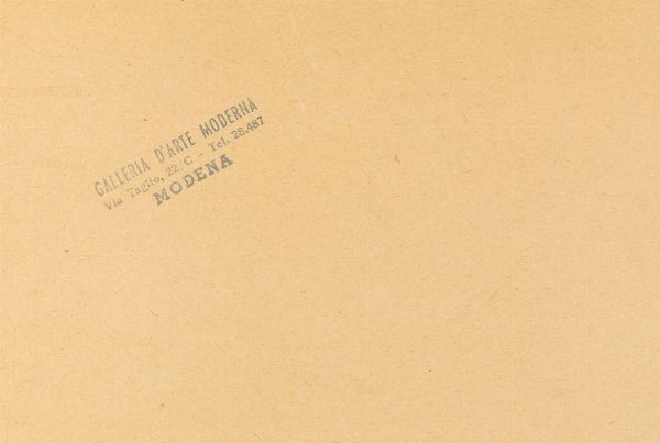 FONTANA LUCIO : Concetto spaziale, 1968  - Asta Arte Moderna e Contemporanea, Fotografia e Fumetti - Associazione Nazionale - Case d'Asta italiane