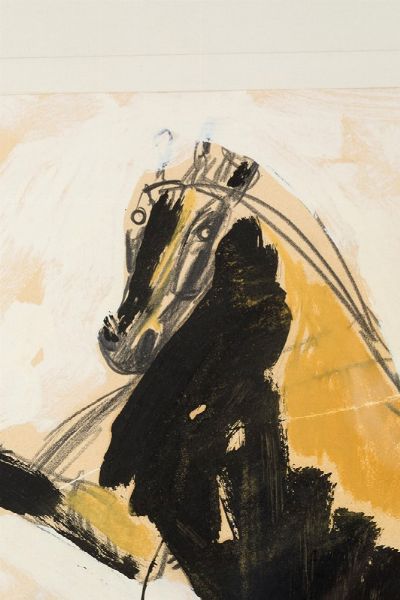 MARINI MARINO : Cavallo, 1948  - Asta Arte Moderna e Contemporanea, Fotografia e Fumetti - Associazione Nazionale - Case d'Asta italiane