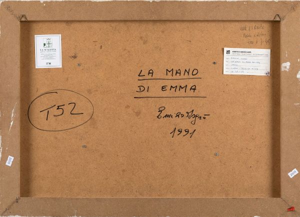 Isgr Emilio : La mano di Emma, 1991  - Asta Arte Moderna e Contemporanea, Fotografia e Fumetti - Associazione Nazionale - Case d'Asta italiane