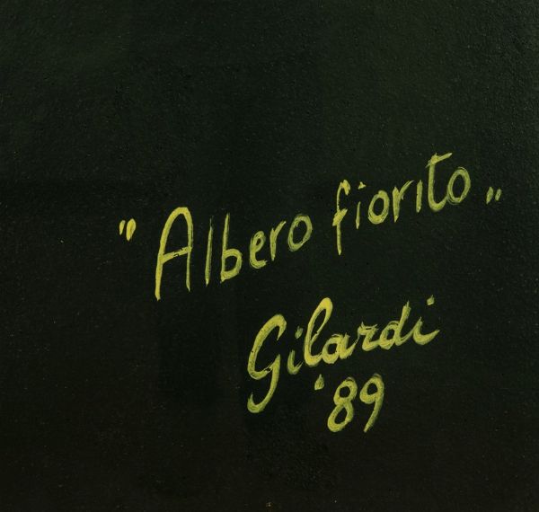 Gilardi Piero : Albero fiorito, 1989  - Asta Arte Moderna e Contemporanea, Fotografia e Fumetti - Associazione Nazionale - Case d'Asta italiane