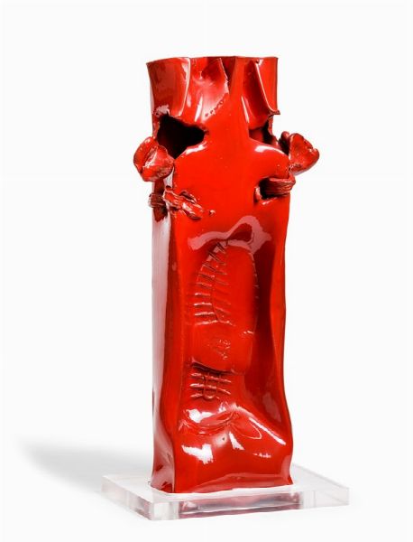 Cerone Giacinto : Ceramica rossa, 2002  - Asta Arte Moderna e Contemporanea, Fotografia e Fumetti - Associazione Nazionale - Case d'Asta italiane