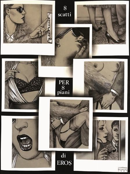Rovatti Gianfranco : 8 Scatti per 8 Piani di Eros  - Asta Arte Moderna e Contemporanea, Fotografia e Fumetti - Associazione Nazionale - Case d'Asta italiane