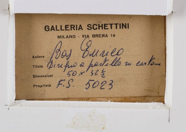 Baj Enrico : Senza titolo, 1955  - Asta Arte Moderna e Contemporanea, Fotografia e Fumetti - Associazione Nazionale - Case d'Asta italiane