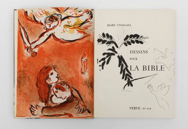 CHAGALL MARC : Dessins pour la Bible, 1960  - Asta Arte Moderna e Contemporanea, Fotografia e Fumetti - Associazione Nazionale - Case d'Asta italiane