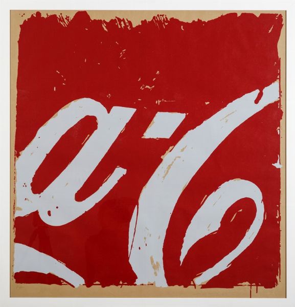 SCHIFANO MARIO : Coca Cola, 1962  - Asta Arte Moderna e Contemporanea, Fotografia e Fumetti - Associazione Nazionale - Case d'Asta italiane