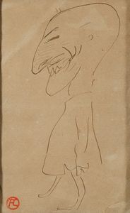 de Toulouse-Lautrec Henri : Monsieur Paul Viaud, 1899 ca  - Asta Arte Moderna e Contemporanea, Fotografia e Fumetti - Associazione Nazionale - Case d'Asta italiane