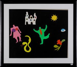 De Saint-Phalle Niki : Composizione  - Asta Arte Moderna e Contemporanea, Fotografia e Fumetti - Associazione Nazionale - Case d'Asta italiane