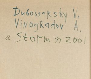 Dubossarsky Vladimir : Storm, 2001  - Asta Arte Moderna e Contemporanea, Fotografia e Fumetti - Associazione Nazionale - Case d'Asta italiane