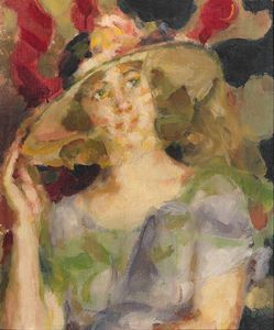 BALLA GIACOMO - Ritratto di Luce Balla, 1922 ca