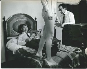 Secchiaroli Tazio - Jack Palance con Jean-Luc Godard