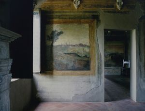 Ghirri Luigi - Reggio Emilia, 1985   Casa dell Ariosto  Da Il profilo delle nuvole (portfolio n. 33/100), 1985 (stampato 2002)