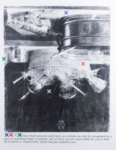 Kosuth Joseph : Cathexis 42, 1981  - Asta Arte Moderna e Contemporanea, Fotografia e Fumetti - Associazione Nazionale - Case d'Asta italiane