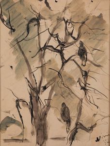 DE PISIS FILIPPO - Albero con uccelli, 1937