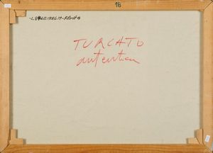 TURCATO GIULIO : Itinerari, 1971  - Asta Arte Moderna e Contemporanea, Fotografia e Fumetti - Associazione Nazionale - Case d'Asta italiane