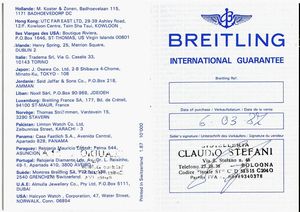 BREITLING CALLISTO CRONOGRAFO REF. 1119 N 80520 ANNO 1987  - Asta OROLOGI DA POLSO E DA TASCA - Associazione Nazionale - Case d'Asta italiane