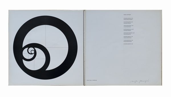 Spirale : Spirale n. 5Berne, [stampa: Graf Lehmann], 1955 (August), 35x35 cm, brossura, [44 a doppi fogli sciolti]  - Asta Testimonianze: libri e documenti dell'arte moderna e contemporanea - Associazione Nazionale - Case d'Asta italiane